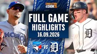 🔴LIVE🔴Toronto Blue Jays Vs Detroit Tigers Full Game Highlights Sep 16, 2026 Envivo MLB THE SHOW 26