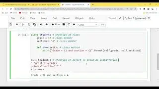 Python OOPS: What is Class and object? - 1
