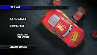 Cars DVD Setup Menu for 12 Minutes, 24 Seconds and 18 Milliseconds