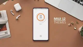 Latest MIUI 12 Theme | Clean and Simple MIUI 12 Themes With Custom Analog Lock Screen 🔥🔥