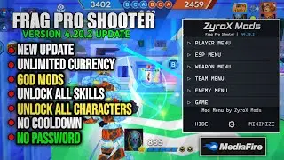 Frag Pro Shooter Mod Menu v4.20.2 | Unlock All Characters | Max Characters Abilities