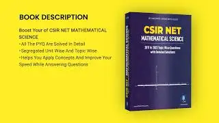 CSIR NET Mathematical Science PYQ Book With Detailed Solution | IFAS