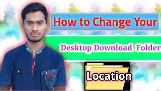How to change Your desktop Folder location || How to Move My Documents Folder To Another Location