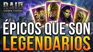 Épicos que son Legendarios | Raid Shadow Legends