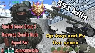 Special forces Group 2 - Snowmap [Zombie Mode Expert Part 6]🎬🎬🎬|Jamestutorialtv