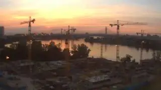 Закат над ЖК Речной