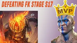 Defeating Stage S17 Fire Knight hard Cursed City with Anointed | Raid Shadow Legend