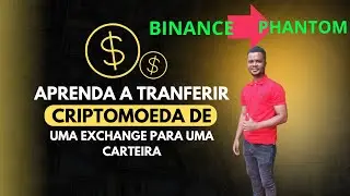 Tranferir criptomoeda da BINANCE para a carteira Phantom. SOLANA.