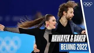🇺🇸 Kaitlin Hawayek & Jean-Luc Baker's powerful skate to 'Bad Girls' ⛸️😈 at Beijing2022