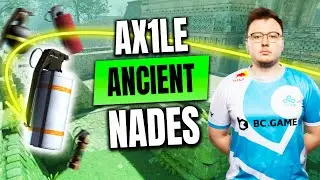 Ax1le Ancient Nades - Utility POV vs Faceit | CS2 PGL CS2 Major Copenhagen 2024