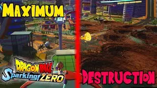 Destroying EVERYTHING That Can Be Destroyed in Dragon Ball: Sparking! ZERO - City Map