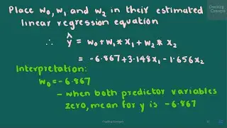 ML 5. Linear Regression in One Variable - Multivariate Regression - Solved Examples