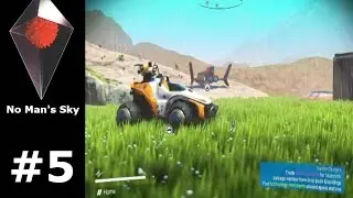 No man's sky. Putting a weapon on my buggy. No man's sky path finder update. Ep 5.
