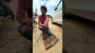 लड़के ने कैसे जादू से पैसा बनाया 😱 #magic #magician #street #shorts