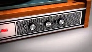 Turntable/Tocadiscos 3D- Autodesk Maya