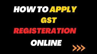 How to apply Gst registration online in hindi