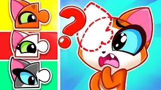 Oh No! Where is My Nose?!⭐🔴🟩 It's a Face Puzzle! Toddler Video by Paws & Play