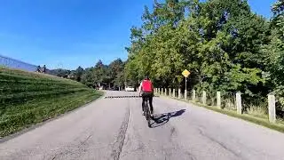 My second video using the HOVER Air X1 Camera biking up Cobb's Hill in Rochester, NY