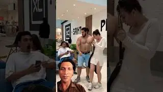 public prank for girl saved 🤣#funny #comedy #shorts #reaction #razikreact
