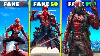 Fake SPIDERMAN vs Real SPIDERMAN in GTA 5