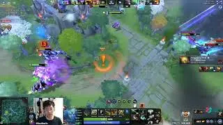 Xcalibur got Aghanim Scepter from Alchemist at the right time