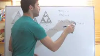 Matemáticas Discretas - Ecuación de recurrencia del triángulo de Sierpinski