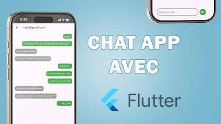 Tuto français Créer une chat App (Apk de discussion) avec | create a chat app with Flutter  #flutter