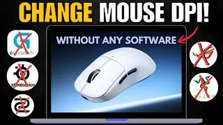 How To Change Mouse DPI to 800 without any software (2026)  fast!