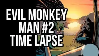 Comic Cover Coloring Time-lapse - a Photoshop comic coloring tutorial!