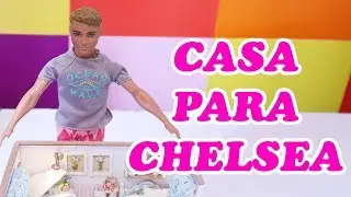 KEN construye una CASITA MINIATURA para CHELSEA | DIY HOUSE