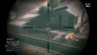 Grand Theft Auto V ( Online, shooting up the base)