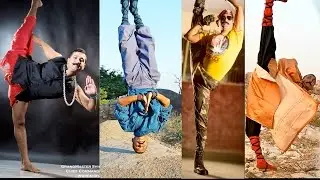 PRACTICING OWN INVENTED FUSION KUNG FU & OWN DRUNKEN KUNG FU STYLE AT SHAOLIN TEMPLE OF CHINA