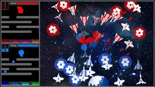 Alien vs. Earth Union in Algodoo