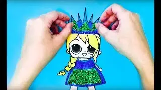 LOL DOLLS FROZEN ELSA Paper Dolls and Cartoons For Kids 💕 Superhero Babies