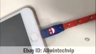 Smiling heart shining cable Bling Bling TEST EBAY ID: ALLWINTECHVIP