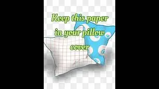 Pillow method | easy or fast manifestation technique 