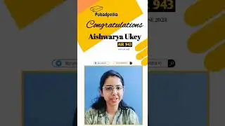 Congratulations Aishwarya Ukey | AIR 943 | UPSC CSE 2023 | UPSC Public Administration | PubAdpedia