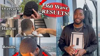 Fresh Haircut After Over Wolfing! Crispy 360 Waves Line up