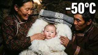 The life of the northern nomads: how the Chukchi make diapers for children at -50°C