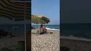 Пляж Коньяалты Анталья #relax #travel #отпуск #турция #анталья #жара #shorts #рекомендации #пляж