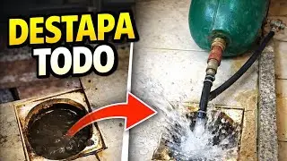 Cómo destapar cañería - Destapa cañerías de aire casero