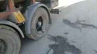 Безопасная подкачка колес фуры!!!!