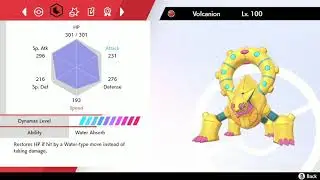 Shiny Volcanion Signature Move.