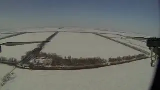 Грузовой квадрокоптер в действии