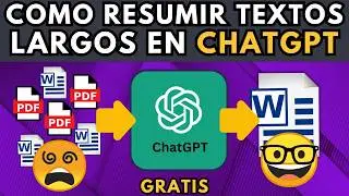 How to make LONG TEXT SUMMARIES with ChatGPT without losing information and Export to Word