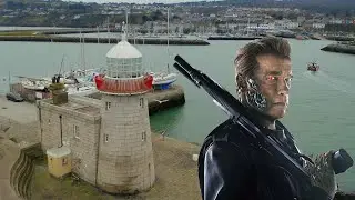 Howth harbour lighthouse narrated by Arnold Schwarzenegger. Dublin bay