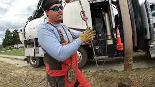 Hydro Excavating Utilities With A Vac Truck
