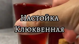 «Клюквенная настойка»🍒 Ее насыщенный аромат и сбалансированный вкус подарит счастье!🤤