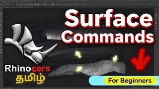Rhino 3D Surface Modelling Tutorials | Jewellery CAD in Tamil- GemCraft Tamil