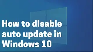 How to disable automatic update on Windows 10 using Wu10Man